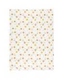 DAS BABY ΚΟΥΒΕΡΤΑ-ΜΟΥΣΕΛΙΝΑ ΚΟΥΝΙΑΣ RELAX 6622 ΛΕΥΚΟ, ΠΟΡΤΟΚΑΛΙ