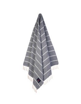 GREENWICH POLO CLUB PAREO JACQUARD 80Χ170 3845 GREY