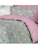 GREENWICH POLO CLUB ΣΕΤ ΠΑΠΛΩΜΑΤΟΘΗΚΗ ΜΟΝΗ 8826 ΜΕΝΤΑ, ΡΟΖ