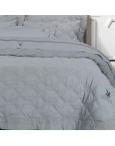 GREENWICH POLO CLUB ΚΟΥΒΕΡΛΙ ΥΠΕΡΔΙΠΛΟ ΣΕΤ 2163 GREY