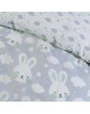 DAS KIDS ΣΕΤ ΠΑΠΛΩΜΑΤΟΘΗΚΗ ΜΟΝΗ 4823 ΓΚΡΙ, ΛΕΥΚΟ, ΜΕΝΤΑ