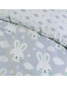 DAS KIDS ΣΕΤ ΠΑΠΛΩΜΑΤΟΘΗΚΗ ΜΟΝΗ 4823 ΓΚΡΙ, ΛΕΥΚΟ, ΜΕΝΤΑ