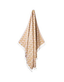 GREENWICH POLO CLUB PAREO FOUTA 80X180 3685 OCHRE