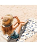 GREENWICH POLO CLUB PAREO PRINTED 80Χ180 3670 BLUE