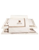 GREENWICH POLO CLUB ΠΑΠΛΩΜΑΤΟΘΗΚΗ ΣΕΤ ΥΠΕΡΔΙΠΛH 2128 IVORY