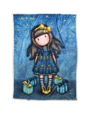 SANTORO GORJUSS 5020 ΚΟΥΒΕΡΤΑ FLEECE SHERPA 160X220 JUST BECAUSE ΜΠΛΕ