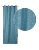 DAS HOME 2132 ΚΟΥΡΤΙΝΑ 140Χ280 ΜΕ ΤΡΟΥΚΣ ΜΠΛΕ