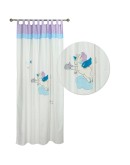 DAS BABY 6463 ΚΟΥΡΤΙΝΑ-ΚΡΙΚΟΥΣ 140Χ260 ΚΡΕΜ, ΡΟΖ