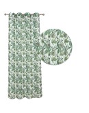 DAS HOME 2178 ΚΟΥΡΤΙΝΑ 140Χ260 ΜΕ ΤΡΟΥΚΣ ΕΚΡΟΥ, ΠΡΑΣΙΝΟ