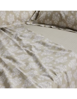 DAS HOME ΣΕΤ ΠΑΠΛΩΜΑΤΟΘΗΚΗ ΥΠΕΡΔΙΠΛΗ HAPPY 9689 TAUPE