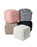 DAS HOME ΔΙΑΚΟΣΜΗΤΙΚΟ ΠΟΥΦ 43Χ43Χ40 2274 BEIGE