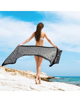 GREENWICH POLO CLUB ΠΕΤΣΕΤΑ ΘΑΛΑΣΣΗΣ 80Χ170 ESSENTIAL 4036 BLACK, TAUPE