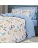 GREENWICH POLO CLUB ΣΕΤ ΠΑΠΛΩΜΑΤΟΘΗΚΗ ΜΟΝΗ 8802 ΓΚΡΙ, ΜΠΕΖ, ΣΙΕΛ