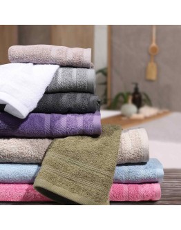 DAS HOME ΠΕΤΣΕΤΑ ΜΠΑΝΙΟΥ HAPPY 70Χ140 1230 ARTIC WHITE