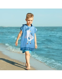 GREENWICH POLO CLUB JUNIOR ΠΟΝΤΣΟ ΘΑΛΑΣΣΗΣ 50Χ115 4177 BLUE