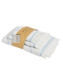 DAS HOME ΣΕΤ ΠΕΤΣΕΤΕΣ 3ΤΕΜΑΧΙΩΝ BEST 0870 DUSTY BLUE