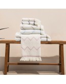 DAS HOME ΣΕΤ ΠΕΤΣΕΤΕΣ 3ΤΕΜΑΧΙΩΝ BEST 0870 DUSTY BLUE