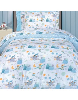 GREENWICH POLO CLUB ΣΕΤ ΣΕΝΤΟΝΙΑ ΜΟΝΑ ESSENTIAL 8866 BLUE