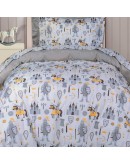 GREENWICH POLO CLUB ΣΕΤ ΣΕΝΤΟΝΙΑ ΜΟΝΑ ESSENTIAL 8861 CREAM, GREY