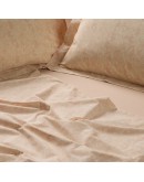 DAS HOME ΣΕΤ ΣΕΝΤΟΝΙΑ ΥΠΕΡΔΙΠΛΑ ΜΕ ΛΑΣΤΙΧΟ CASUAL 5441 IVORY, NUDE