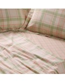 DAS HOME ΣΕΤ ΣΕΝΤΟΝΙΑ ΥΠΕΡΔΙΠΛΑ ΜΕ ΛΑΣΤΙΧΟ CASUAL 5443 MINT, PINK