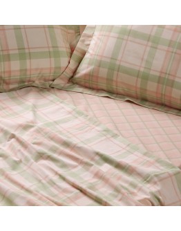 DAS HOME ΣΕΤ ΣΕΝΤΟΝΙΑ ΥΠΕΡΔΙΠΛΑ ΜΕ ΛΑΣΤΙΧΟ CASUAL 5443 MINT, PINK