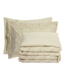 DAS HOME ΣΕΤ ΣΕΝΤΟΝΙΑ ΥΠΕΡΔΙΠΛΑ ΜΕ ΛΑΣΤΙΧΟ CASUAL 5444 IVORY, TAUPE