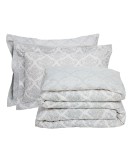 DAS HOME ΣΕΤ ΠΑΠΛΩΜΑΤΟΘΗΚΗ ΥΠΕΡΔΙΠΛΗ DAILY 3182 ECRU, GREY