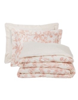 DAS HOME ΚΟΥΒΕΡΛΙ KING PRESTIGE 1717 CREAM, TERACOTTA