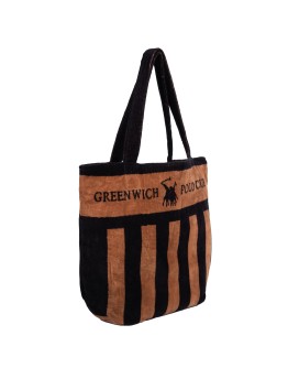 GREENWICH POLO CLUB ΤΣΑΝΤΑ ΘΑΛΑΣΣΗΣ 55Χ40 ESSENTIAL 5233 BROWN