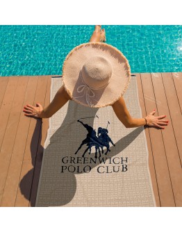 GREENWICH POLO CLUB ΠΕΤΣΕΤΑ ΘΑΛΑΣΣΗΣ 90Χ180 ESSENTIAL 5226 BLUE, TAUPE