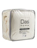 DAS HOME 1020 ΠΑΠΛΩΜΑ ΜΑΛΛΙΝΟ 220Χ240 MERINOS ECRU