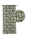 DAS HOME 2179 ΚΟΥΡΤΙΝΑ 140Χ260 ΜΕ ΤΡΟΥΚΣ ΕΚΡΟΥ, ΛΑΔΙ