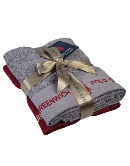 GREENWICH POLO CLUB ΣΕΤ ΠΕΤΣΕΤΕΣ 2 ΤΕΜΑΧΙΩΝ 2662 ΓΚΡΙ, ΜΠΟΡΝΤΩ