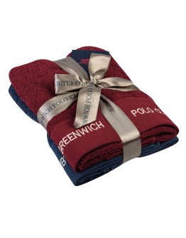 GREENWICH POLO CLUB ΣΕΤ ΠΕΤΣΕΤΕΣ 2 ΤΕΜΑΧΙΩΝ 2665 ΜΠΛΕ, ΜΠΟΡΝΤΩ