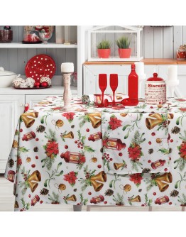 DAS HOME CHRISTMAS RUNNER 45Χ140 0624 ΚΟΚΚΙΝΟ, ΜΠΕΖ, ΧΡΥΣΟ