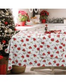 DAS HOME CHRISTMAS RUNNER 45Χ140 0625 ΚΟΚΚΙΝΟ, ΜΠΕΖ