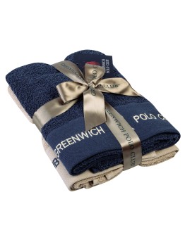 GREENWICH POLO CLUB ΣΕΤ ΠΕΤΣΕΤΕΣ 2 ΤΕΜΑΧΙΩΝ 2664 ΜΠΕΖ, ΜΠΛΕ