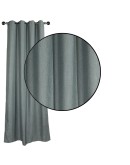 DAS HOME ΚΟΥΡΤΙΝΑ ΜΕ ΚΡΙΚΟΥΣ 140Χ270 2245 ΓΚΡΙ ΣΚΟΥΡΟ