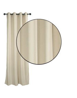 DAS HOME ΚΟΥΡΤΙΝΑ ΜΕ ΚΡΙΚΟΥΣ 140Χ270 2239 ΕΚΡΟΥ