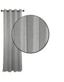 DAS HOME ΚΟΥΡΤΙΝΑ ΜΕ ΚΡΙΚΟΥΣ 140Χ270 2237 ΓΚΡΙ ΑΝΟΙΧΤΟ