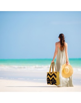 GREENWICH POLO CLUB ΤΣΑΝΤΑ ΘΑΛΑΣΣΗΣ 42Χ45 3650 BLACK, OCHRE