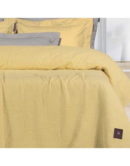 GREENWICH POLO CLUB ΚΟΥΒΕΡΤΑ ΠΙΚΕ 230X250 ESSENTIAL 3405 ΚΙΤΡΙΝΟ