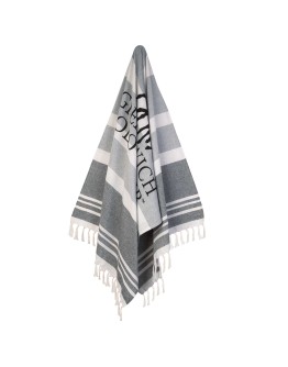GREENWICH POLO PAREO PESTEMAL 80Χ170 3841 GREY