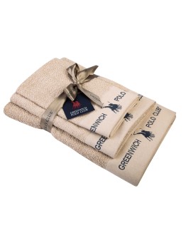 GREENWICH POLO CLUB ΣΕΤ ΠΕΤΣΕΤΕΣ 3 ΤΕΜΑΧΙΩΝ 2668 ΜΠΕΖ