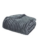 DAS HOME ΚΟΥΒΕΡΤΑ VELOUR MONH 1349 DARK GREY