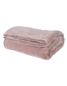 DAS HOME ΚΟΥΒΕΡΤΑ VELOUR ΥΠΕΡΔΙΠΛΗ 1346 ΡΟΖ