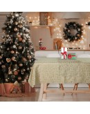 DAS HOME CHRISTMAS RUNNER 45Χ140 0715 ΜΠΕΖ, ΧΡΥΣΟ