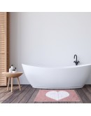 DAS HOME ΤΑΠΕΤΟ 50Χ80 0678 ΛΕΥΚΟ, ΡΟΖ