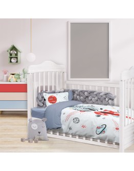 DAS BABY ΣΕΤ ΣΕΝΤΟΝΙΑ ΚΟΥΝΙΑΣ SMILE DIGITAL 4851 ΓΚΡΙ, ΚΟΚΚΙΝΟ, ΛΕΥΚΟ